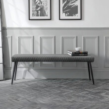 Luxe Low Bench - Grey
