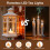 EXTSUD Led Tea Light 6pcs Rechargeable Tea Lights with Charging Base 2