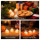 EXTSUD Led Tea Light 6pcs Rechargeable Tea Lights with Charging Base 6