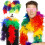 Rainbow Feather Boa Set Suitable for Pride Accessories Decorations 4