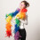 Rainbow Feather Boa Set Suitable for Pride Accessories Decorations 5