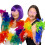 Rainbow Feather Boa Set Suitable for Pride Accessories Decorations 7