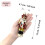 Glass Christmas Ornament Nutcracker, Handmade Blown Glass Christmas Hanging Decorations (Nutcracker V2) 2