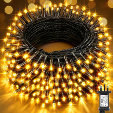 JTSIOV 20M 200LED Christmas Lights Indoor/Outdoor, 8 Modes Christmas Tree Lights