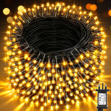 JTSIOV 30M 300LED Christmas Lights Indoor/Outdoor, 8 Modes Christmas Tree Lights, Waterproof Xmas Lights Mains Powered for Bedroom, Garden, Party