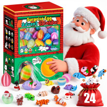 3D Printed Animals Advent Calendar 2026 with Capsule Vending Machine, 24 Days of Surprise Animal Figurines, Christmas Countdown Calendar