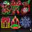 6 PCS Christmas Window Silhouette Light Decorations with UK Plugs 1