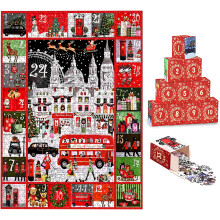 Advent Calendar Jigsaw Puzzle 2026, 24 Days Funny Christmas Gift