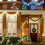 6 PCS Christmas Window Silhouette Light Decorations with UK Plugs 7