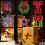 6 PCS Christmas Window Silhouette Light Decorations with UK Plugs 6