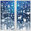 9 Sheets Christmas Window Stickers,256PCS Double Sided PVC Static Xmas Window Clings 1