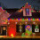 6 PCS Christmas Window Silhouette Light Decorations with UK Plugs 7