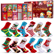 JOYIN 2025 Christmas Advent Calendar Includes 12 Pairs Socks Bulk for Women