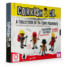 Meet the Corkish & Co.'s 2026 Advent Calendar! An amazing collection of 24 unique cork figurines. Open up the daily box to discover a new