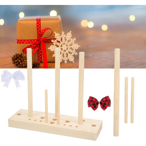 Wooden Ribbon Bow Maker Diy Bow Maker for Ribbon, Bow Maker Adjustable Bow Making Tool