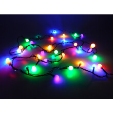 Christmas Concepts 35 Multi Colour LED Berry Lights with 3m Green Cable - Christmas Tree Decorations - Indoor Lights