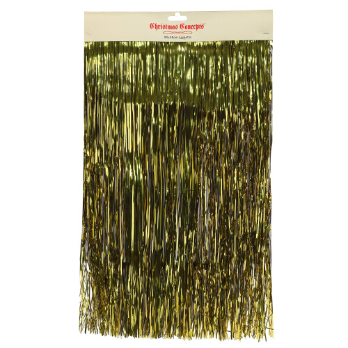 Christmas Concepts Shiny Lametta - Christmas Tree Decorations (Gold)