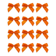 Italian Options Small Satin Ribbon Bows, Self Adhesive Bow Decorations for Crafts, Gift Wrap, Hampers, Hair Bows, Wedding Stationery, Floristry