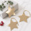 Glick Christmas Gift Tags with String | Gold Foil Star Label | Pack of 6 4