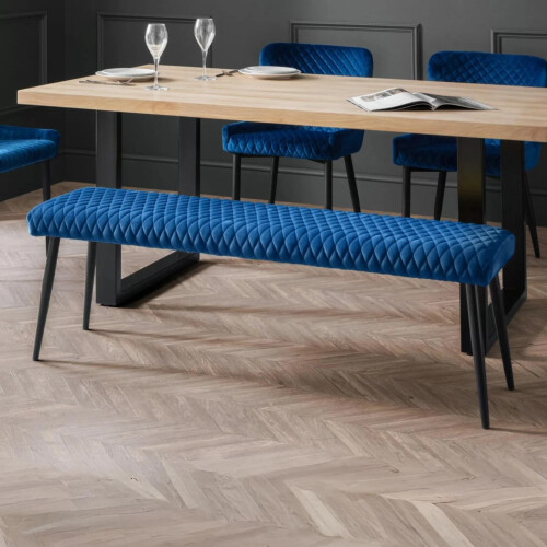 Luxe Low Bench - Blue 1