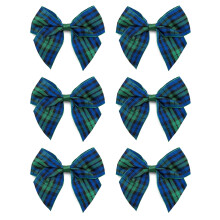 Italian Options Large Tartan Ribbon Bows, Self-Adhesive Christmas Ribbon Bow for Crafting, Gifts, Christmas Tree Decorations, Hampers, Wreaths