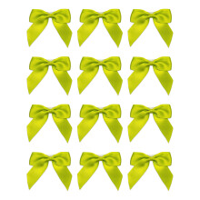 Italian Options Small Satin Ribbon Bows, Self Adhesive Bow Decorations for Crafts, Gift Wrap, Hampers, Hair Bows, Wedding Stationery, Floristry