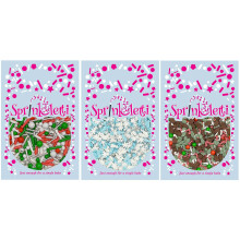 Sprinkletti - Bundle - Christmas Favourites Cake Sprinkles - Edible Cake Topper Sprinkles Cupcake Decorations - HoHo Ho!, Jingle and Frosty