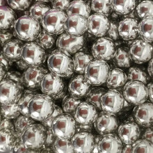 A Pinch Of - Pearls - High Shine 6mm Silver Cake Topper Sprinkles - 30g Edible Shimmer Ball Cupcake Decorations