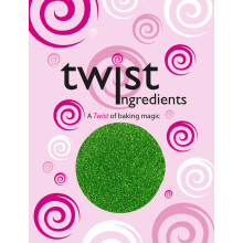 Twist Ingredients - Glimmer Sugar - Green - Cake Topper Sprinkles - 800g Edible Glimmer Christmas Cupcake/Cake Decorations