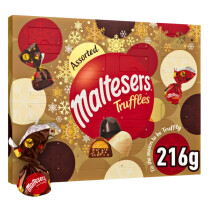 Maltesers Milk & White Truffles Mixed Chocolate Advent Calendar, 218g