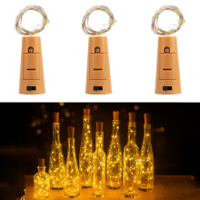 Navoys LED Bottle Cork Lights 3pk Warm White (1.2m Each)