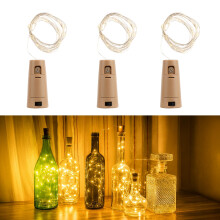 Navoys LED Bottle Cork Lights 3pk Warm White (2m Each)