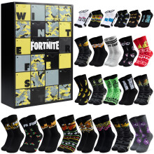 Get Trend Fortnite Socks Advent Calendar 2026 for Boys, 24 Pairs