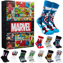 Get Trend Marvel Socks Advent Calendar 2026 for Men & Teens, 24 Pairs