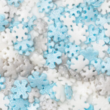 PME Cake Christmas Sprinkle Charms - Snowflakes (25g / 0.9oz)
