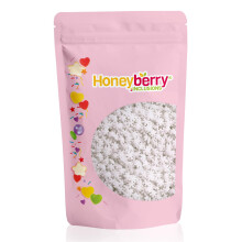 HONEYBERRY INCLUSIONS White Snowflakes Sprinkles 200g - Premium Edible Decorating Christmas Sprinkles for Baking, Cupcake and Cake Decorations