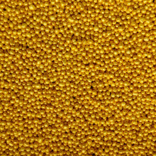 Gold Sprinkles - 100g of Edible Golden Glimmer Cake Sprinkles Toppers Decorations, 100s 1000s Mini Balls Nonpareils Christmas...