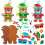 Baker Ross FX288 Christmas Elf Bear Mix and Match Decorations Kits 1