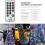 Lezonic 120LED Fairy Lights Plug in,12M/39Ft String Lights Cold White 6