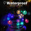30LED Solar Garden Lights,5M/16FT Solar String Lights Waterproof 7
