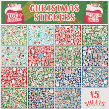 Christmas Stickers - Over 700 Premium Gloss Paper Stickers for Children