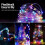Lezonic 2 Pack Fairy Lights Plug in Powered,12M/120LED USB String Lights 3