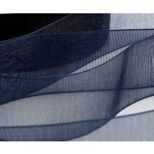 Navy Blue Organza Ribbon 20mm (3/4 Inch) Wide Ribbon for Gifts Wrap Sew Party, Decorations Events Dress Wedding Christmas Crafts