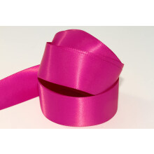 Fuchsia Pink Satin Ribbon - 50mm (2 Inch) Wide - 5 Meter - Ribbon for Gifts Wrap Sew Party, Decorations Events Dress Wedding Christmas Crafts