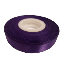 22 Meters Satin Ribbon 10mm (Purple) for Gifts Wrap, Sewing, Party, Home Decorations, Bows, Dress, Wedding, Christmas, Events, Crafts and Much More