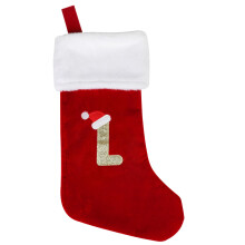 VEYLIN Christmas Stockings with Letters, 20 Inch Plush Christmas Stockings Large Embroidered Stockings Christmas Stockings for Kids/Adult Home