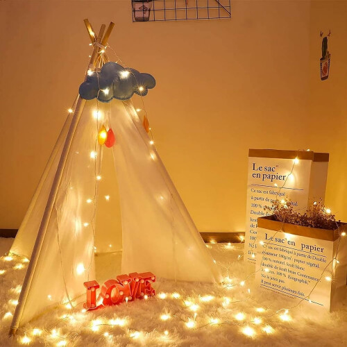 220LED Fairy Lights Plug in,22M String Lights Mains Powered Warm White 1
