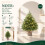 Alupssuc 2FT Pre-lit Artificial Mini PE Christmas Tree for Xmas Decorations 5