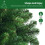 SHareconn 6ft Artificial Slim Pencil Christmas Tree With 529 Branches Tips 3