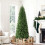 SHareconn 6ft Artificial Slim Pencil Christmas Tree With 529 Branches Tips 7